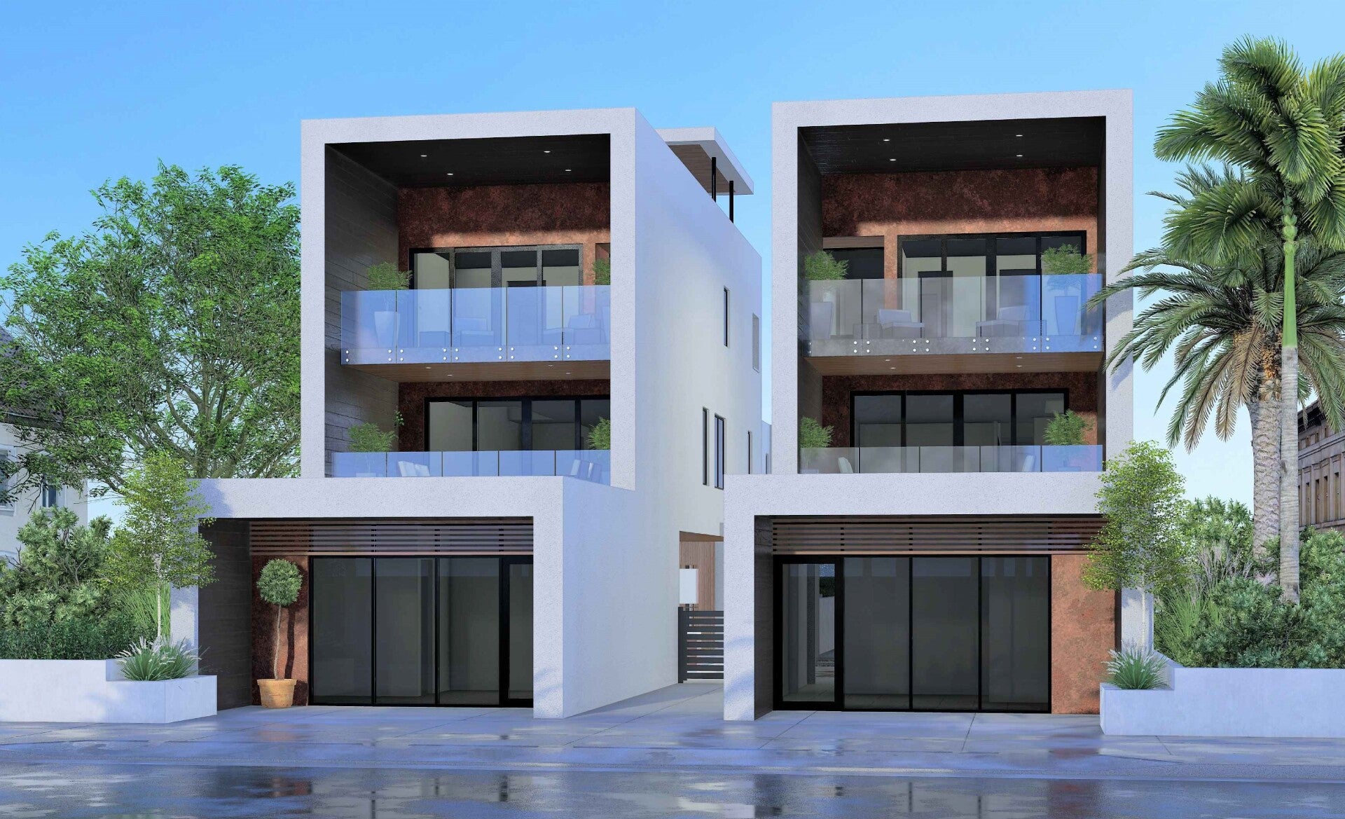 Architectural rendering · Joint development — 814 & 816 Pacific Coast Highway