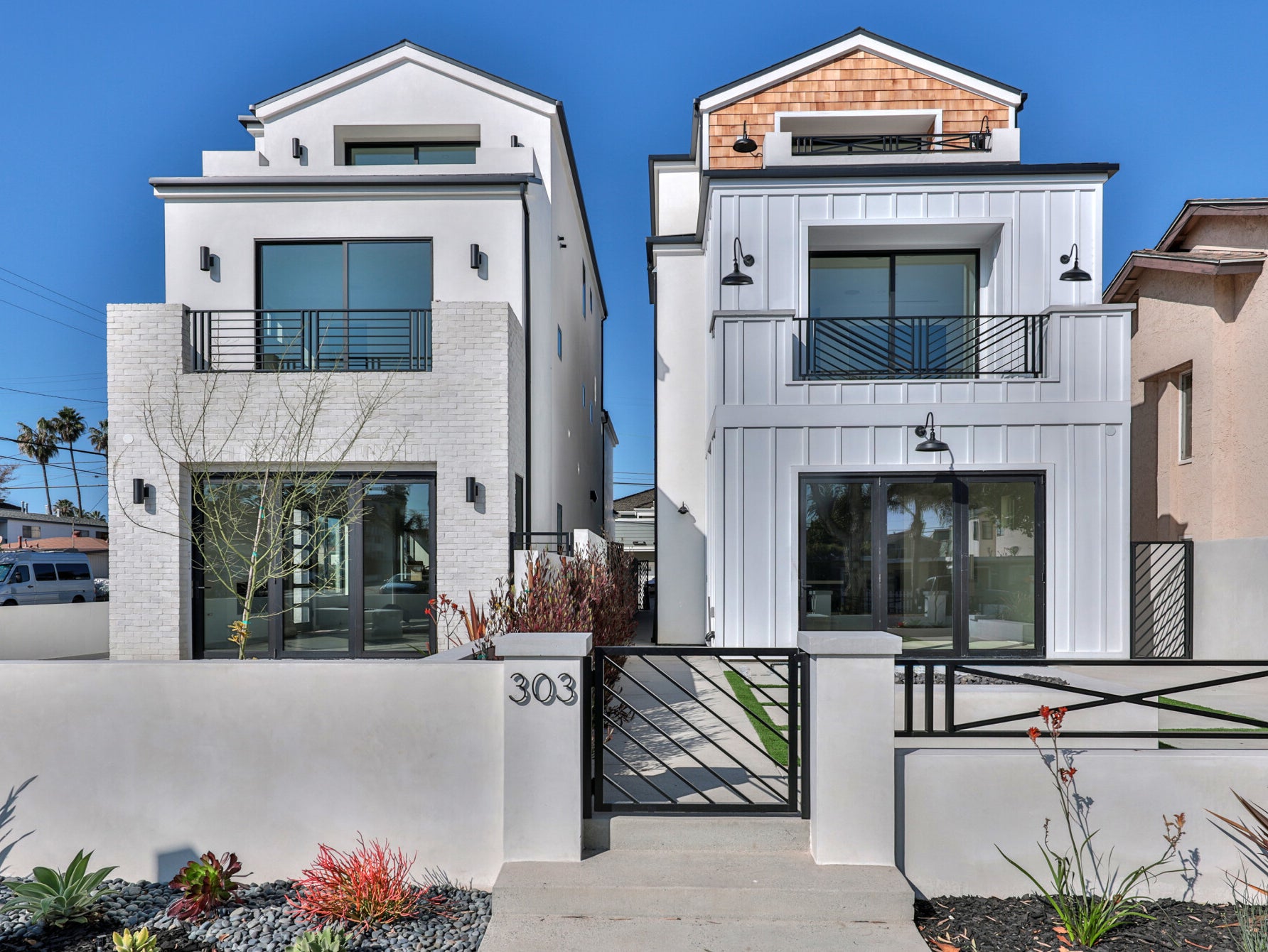 After · Coastal farmhouse homes — 301 & 303 12th Street